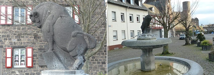 Stierbrunnen von Carl Burger in Mayen