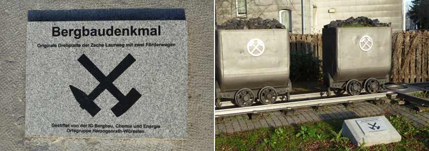 Bergbau Denkmal in Kohlscheid