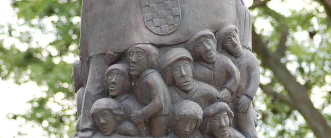 Auswanderer – Denkmal in Hamburg – Altona
