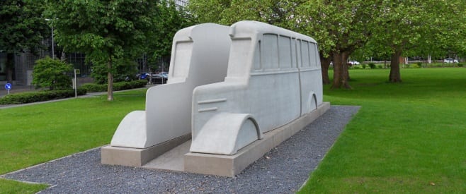 Grauer Bus – Denkmal in Deutz