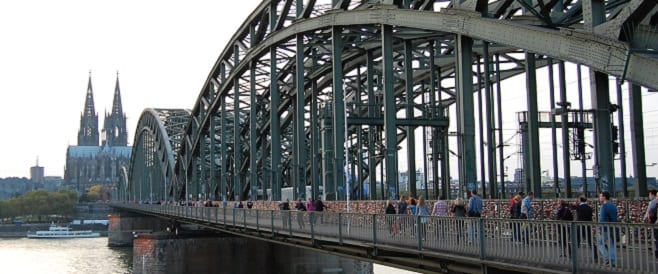Liebesschlösser Hohenzollernbrücke