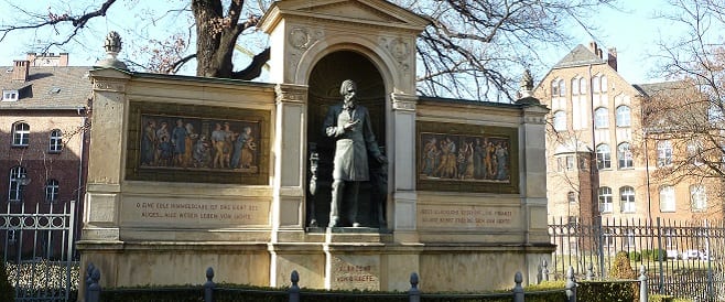 Albrecht von Graefe -Denkmal an der Charité-Berlin