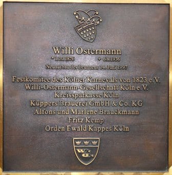 Willi Ostermann Brunnentafel